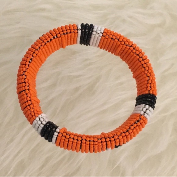 BEADED ARM BAND FROM JAMAICA NWOT - Picture 3 of 4